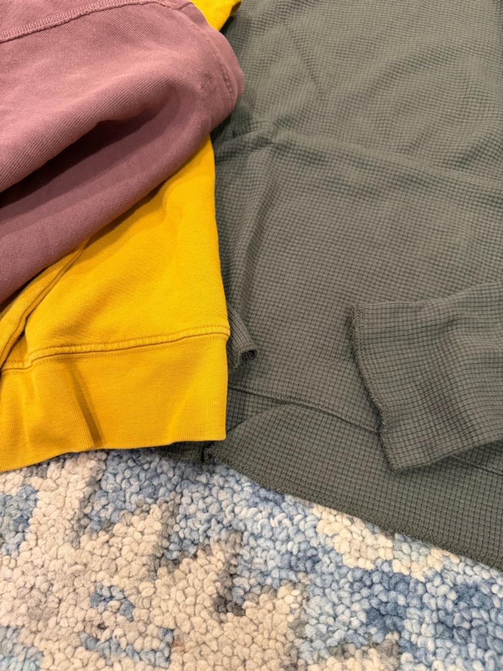 Mate Pact Knit Tops in Mustard, Olive, and Mauve - Picture 12 of 12